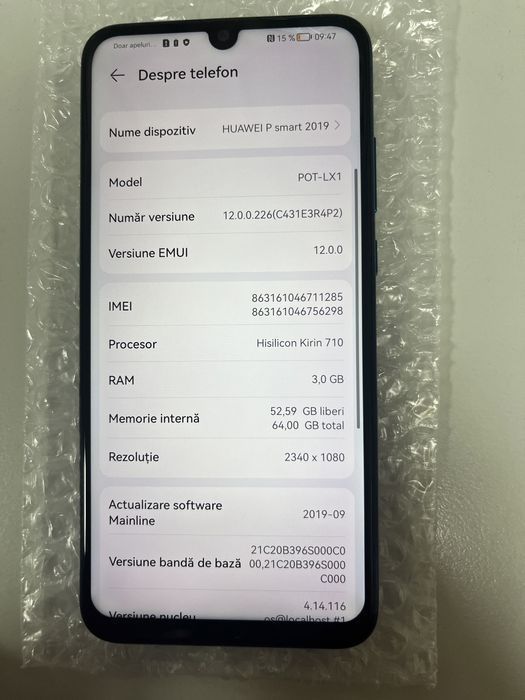 Huawei P Smart (2019) 64GB Blue ID-bml045