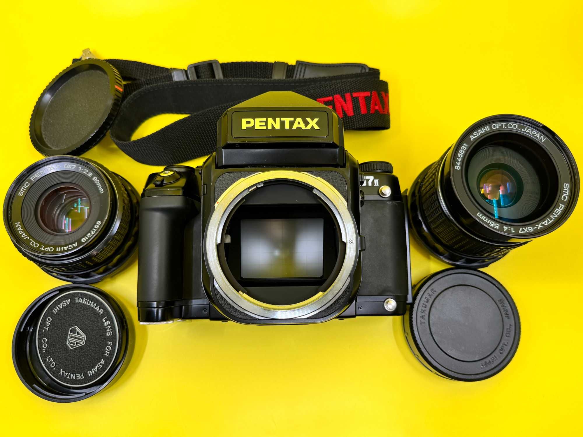 Pentax 67 II - aparat foto pe film format mediu-MINT