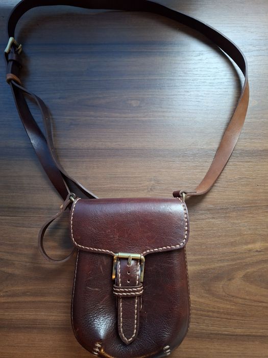 Poșetă din piele veritabilă hand-made