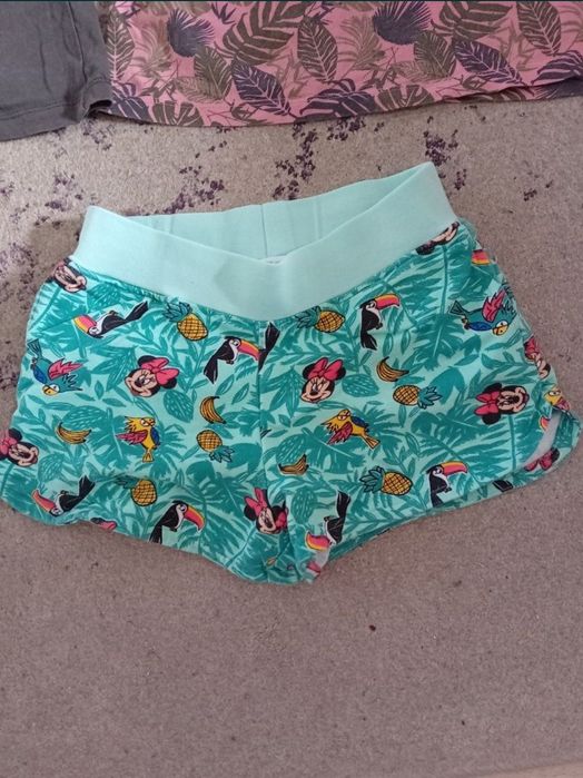 set lot fete fata tricouri pantaloni scurti vara 122 128 6 7 8 ani h&m