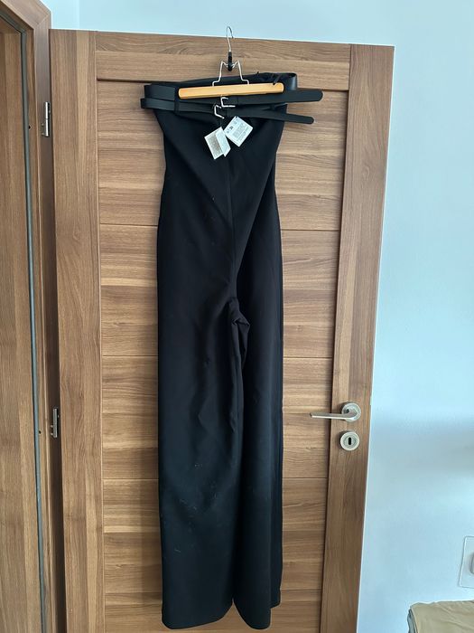 Дълъг черен гащеризон Zara