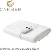Електрическо одеяло/подложка  Carmen- 150 x 80 см - Полар - Бяло