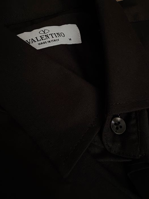 Valentino мъжка риза, черен модел • всички размери