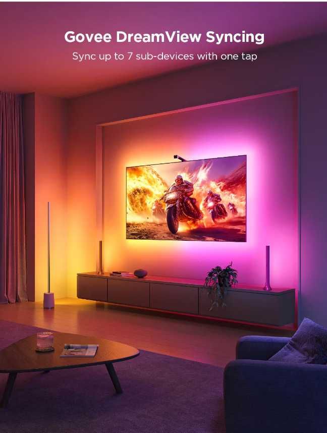 ПРОМО Смарт LED Govee TV Backlight 3 Lite H6099 Камера 75-85 инча