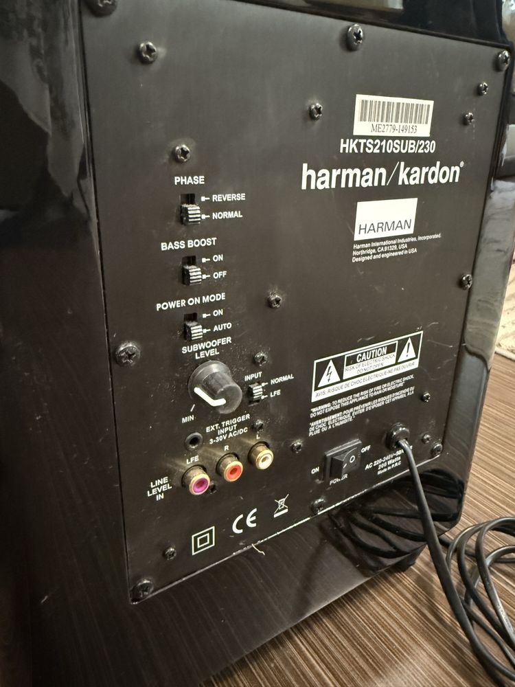 Harman Kardon Subwoofer Активен HKTS-210