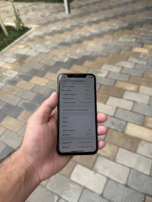 Iphone xs ayfon xs 64gb GOLD tel ideal sotiladi aybi yo face ishlidi