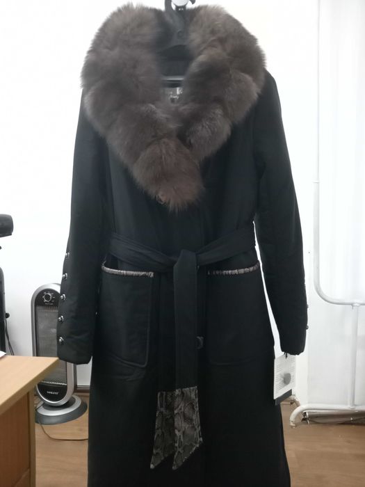 Стеганное пальто