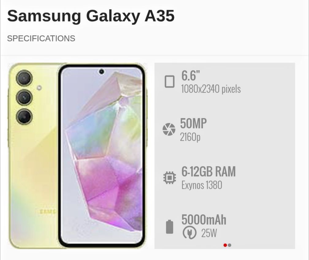 Самсунг Галакси А35 5G