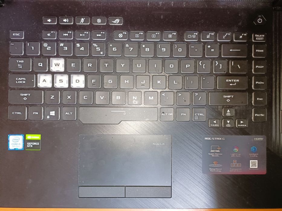 Laptop Gaming ASUS ROG Strix G G531GT cu procesor Intel Core i5-9300H