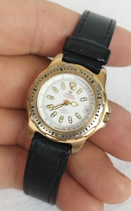 Ceas de damă Genevan cu quartz, carcasă din oțel inoxidabil, curea din