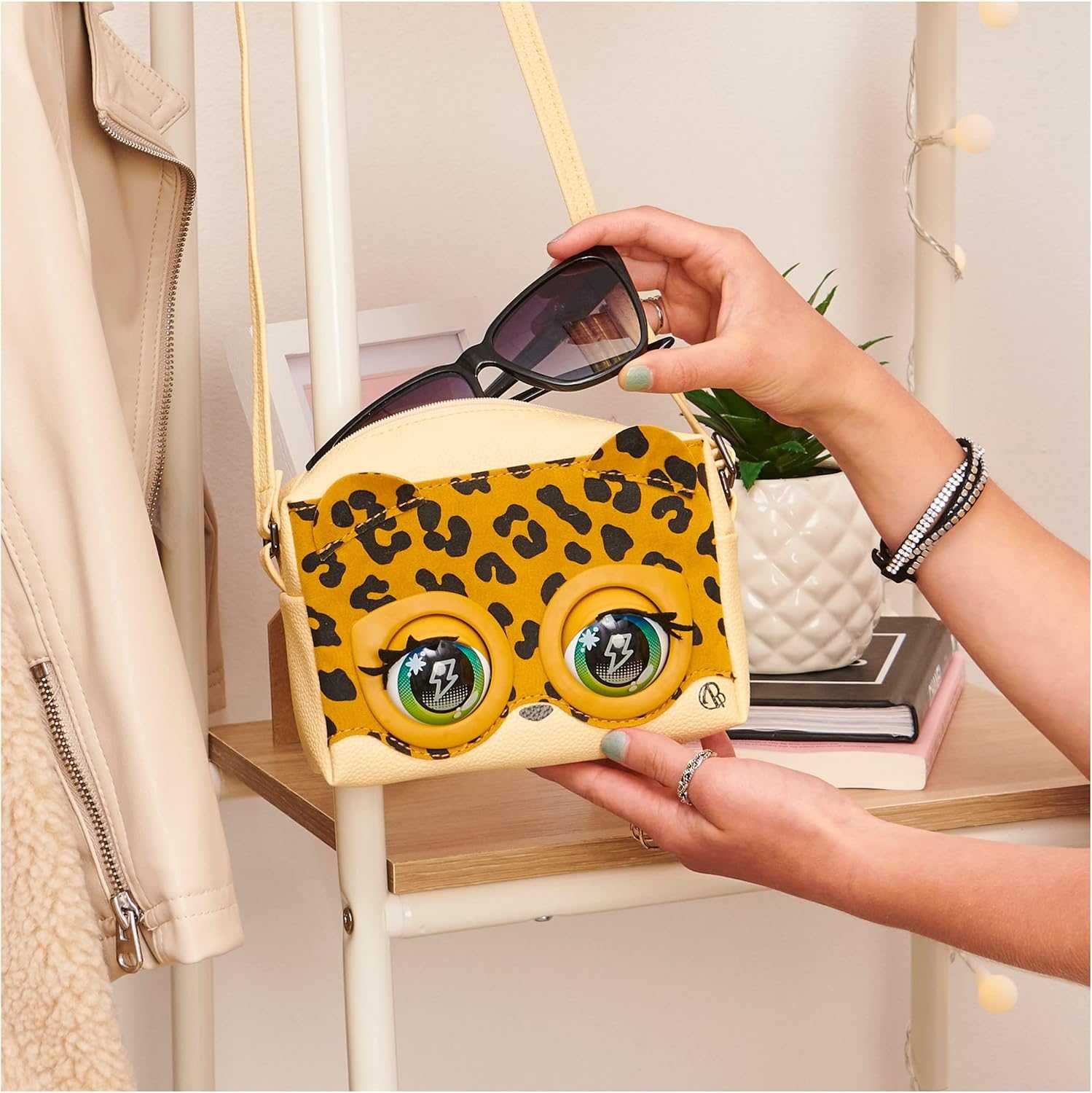 Purse Pets Leopard cумочка с глазками, Америка