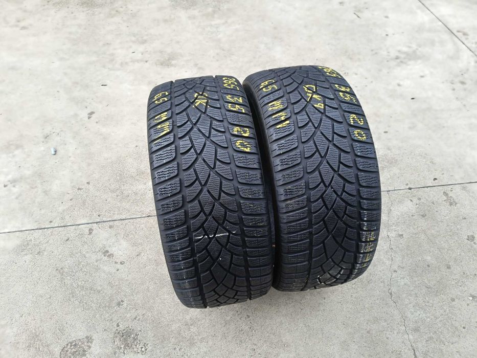 Doua anvelope de iarna 265 35 20 dunlop winter 3D profil 6,5 mm