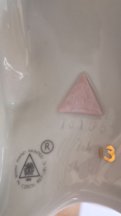 Порцеланов часовник ROYAL DUX BOHEMIA