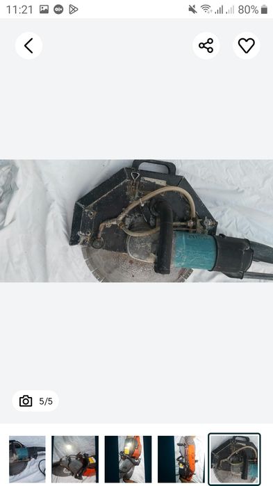 Husqvarna  770 beton /  Makita  400 mm