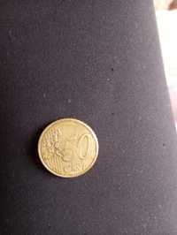 Vând monedă 50 euro centi