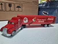 Jucarie*jucarii*macheta*machete*plastic_Cap tractor+TIR_Logo COCA COLA