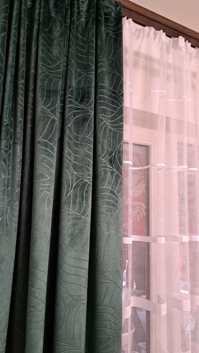 Set 2 draperi de catifea