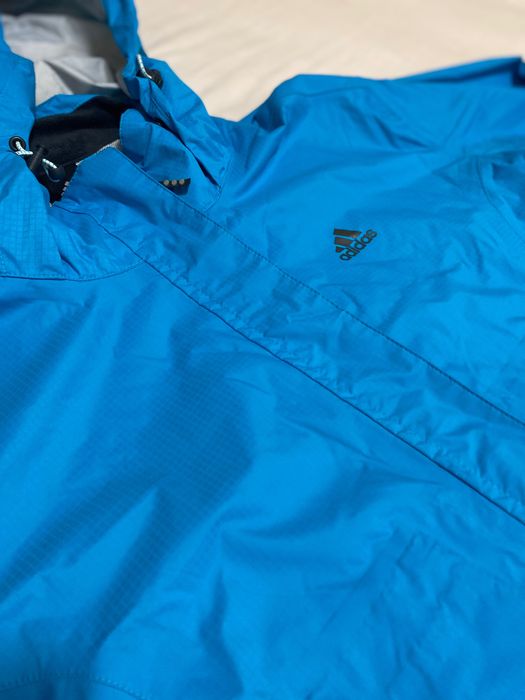 Синя ветровка adidas унисекс мъжка дамска