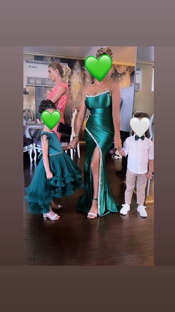 Vând rochie verde de la Mexton măsura 34