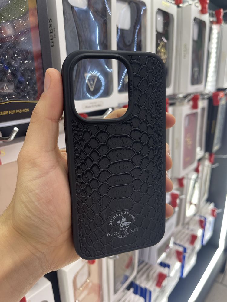 Polo Луксозен кейс Змийска кожа iPhone 16 Pro 16Pro Max 16 15 Pro 15