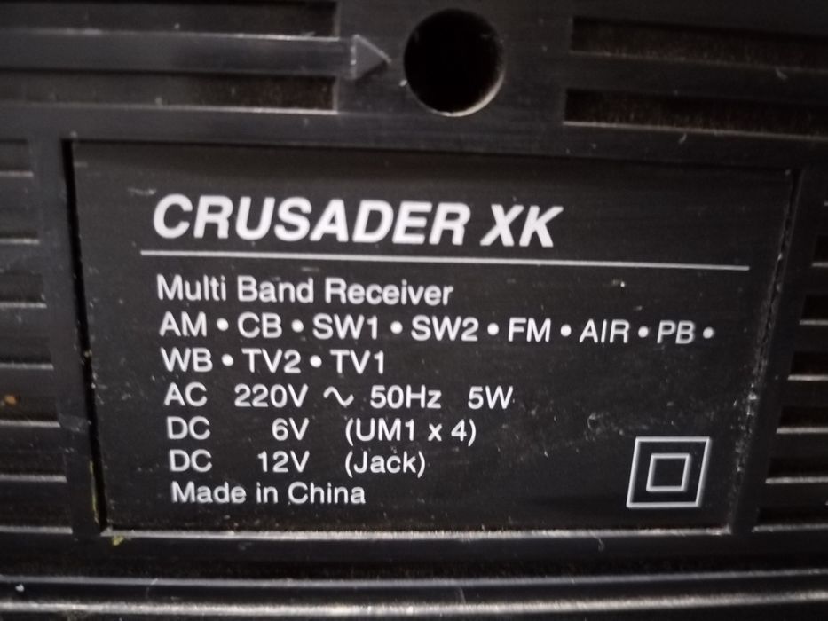 Radio receptor Crusader XK portabil