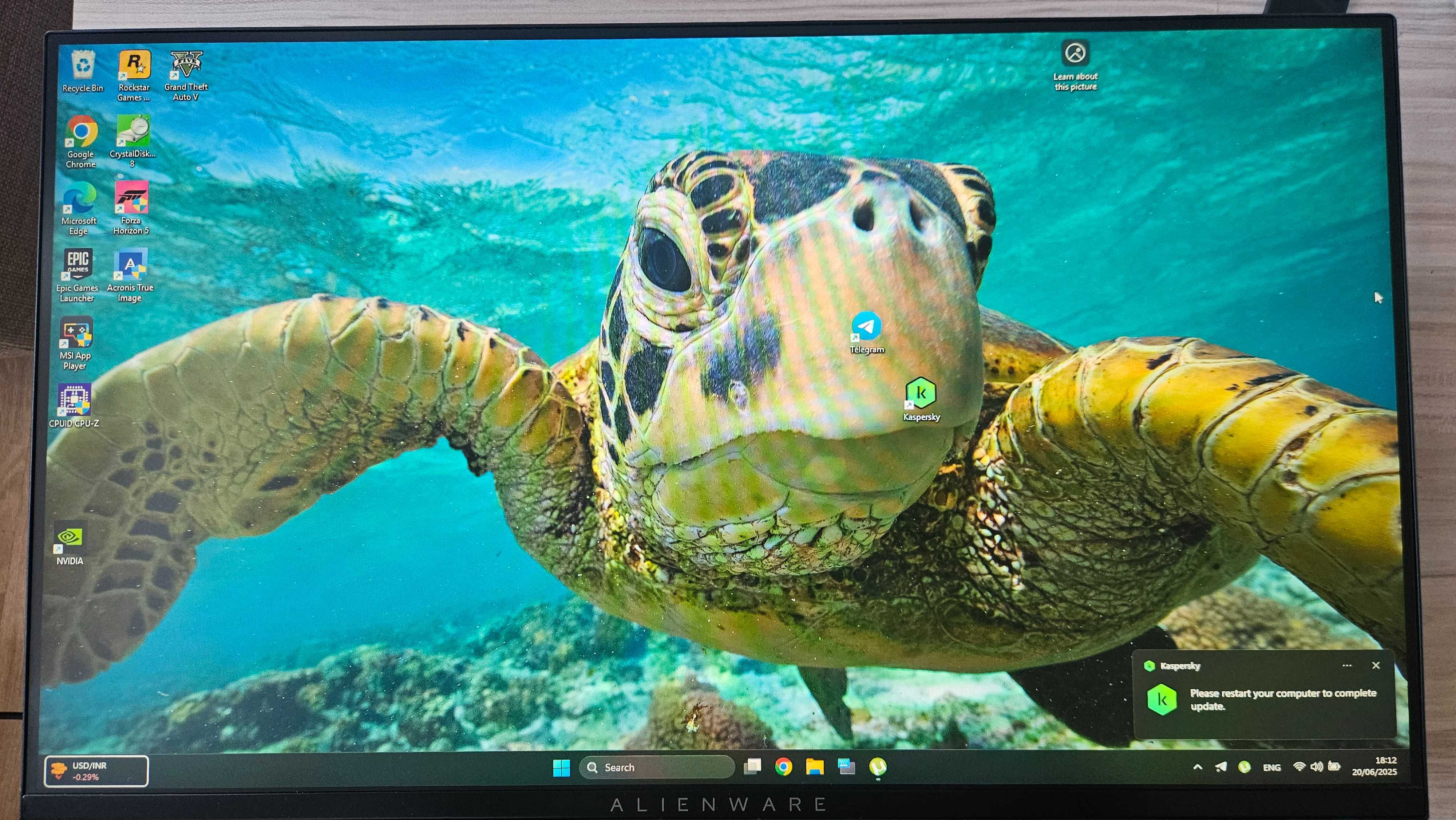 Монитор Alienware 25 AW2521HFLA 240hz