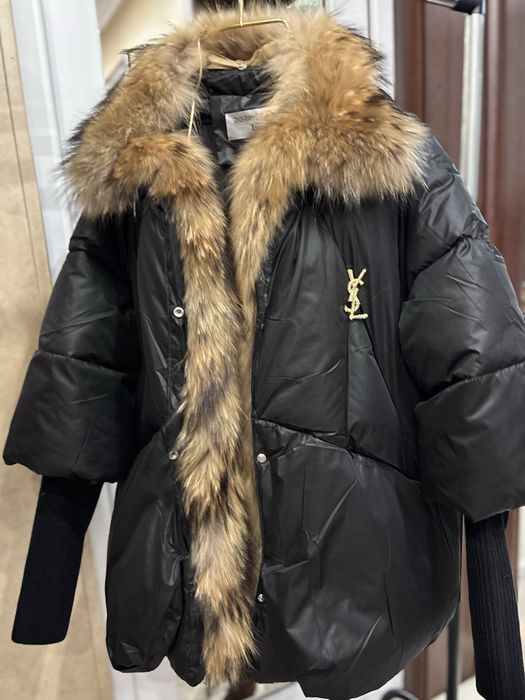 Дамско зимно бижу 100%ест косъм  "YSL"