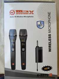 Безжични микрофони, UHF система за караоке с два микрофона