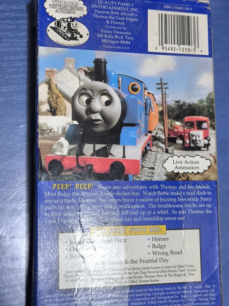 Caseta VHS originala cu Thomas