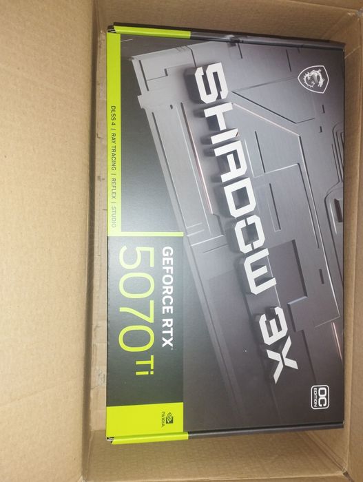 Placa video rtx 5070TI MSI shadow 3x SIGILATA