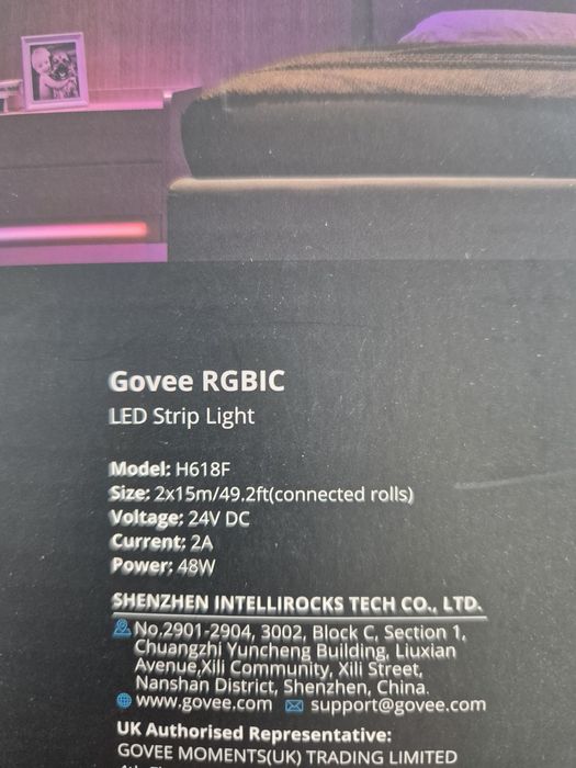 Banda led Govee RGBIC