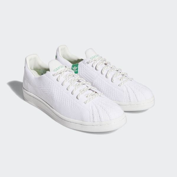 Мъжки кецове Adidas Pharrell Williams Superstar White Green