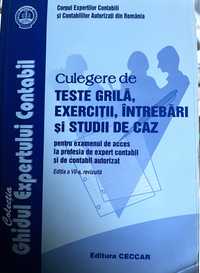 Culegere de teste grilă pentru examen la profesia de expert contabil .