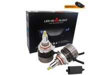 Комплект 360° CSP LED крушки за фар H11 100W 20000lm Canbus без грешки