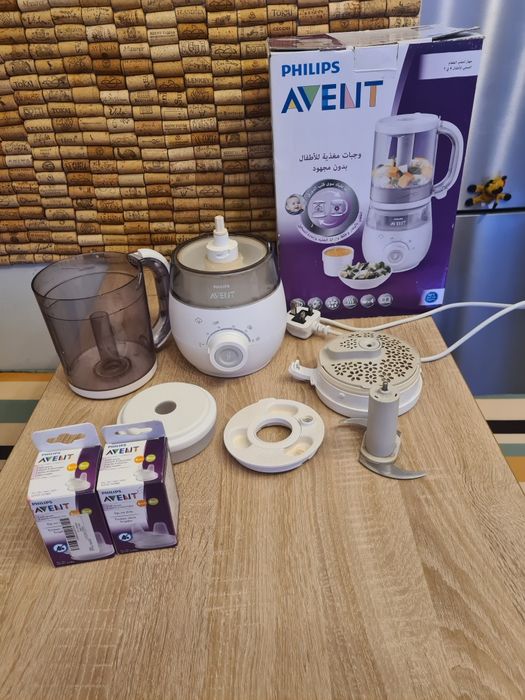 Aparat de gatit cu aburi si blender 4 in 1 Philips SCF875/01