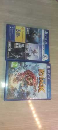 PS4 игры: God of War & Horizon Zero Down; Knack II