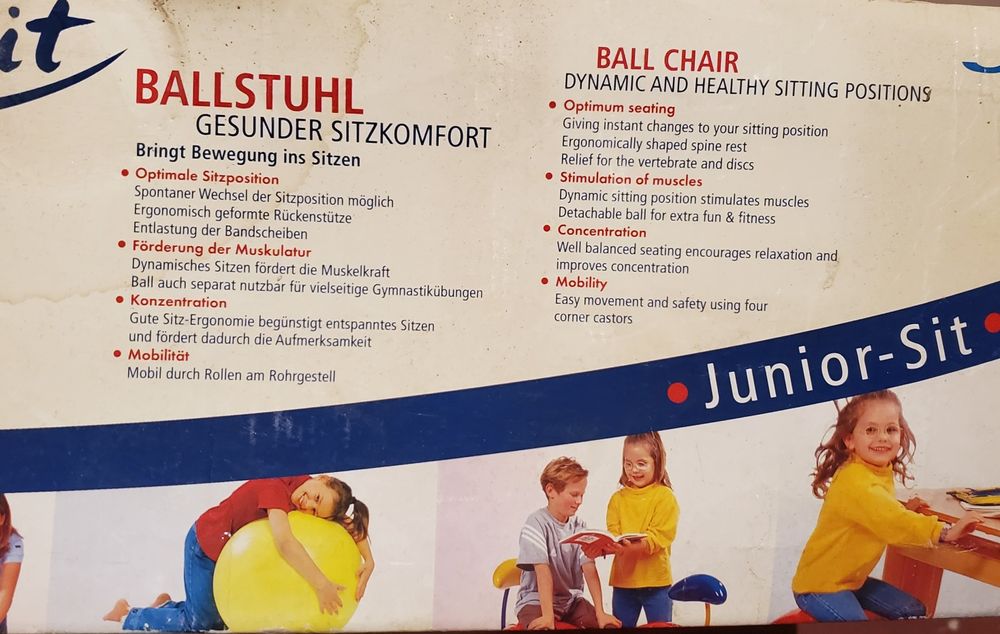 Scaun cu minge mare cauciuc pe roti pozitii dinamice si sănătoase jun.