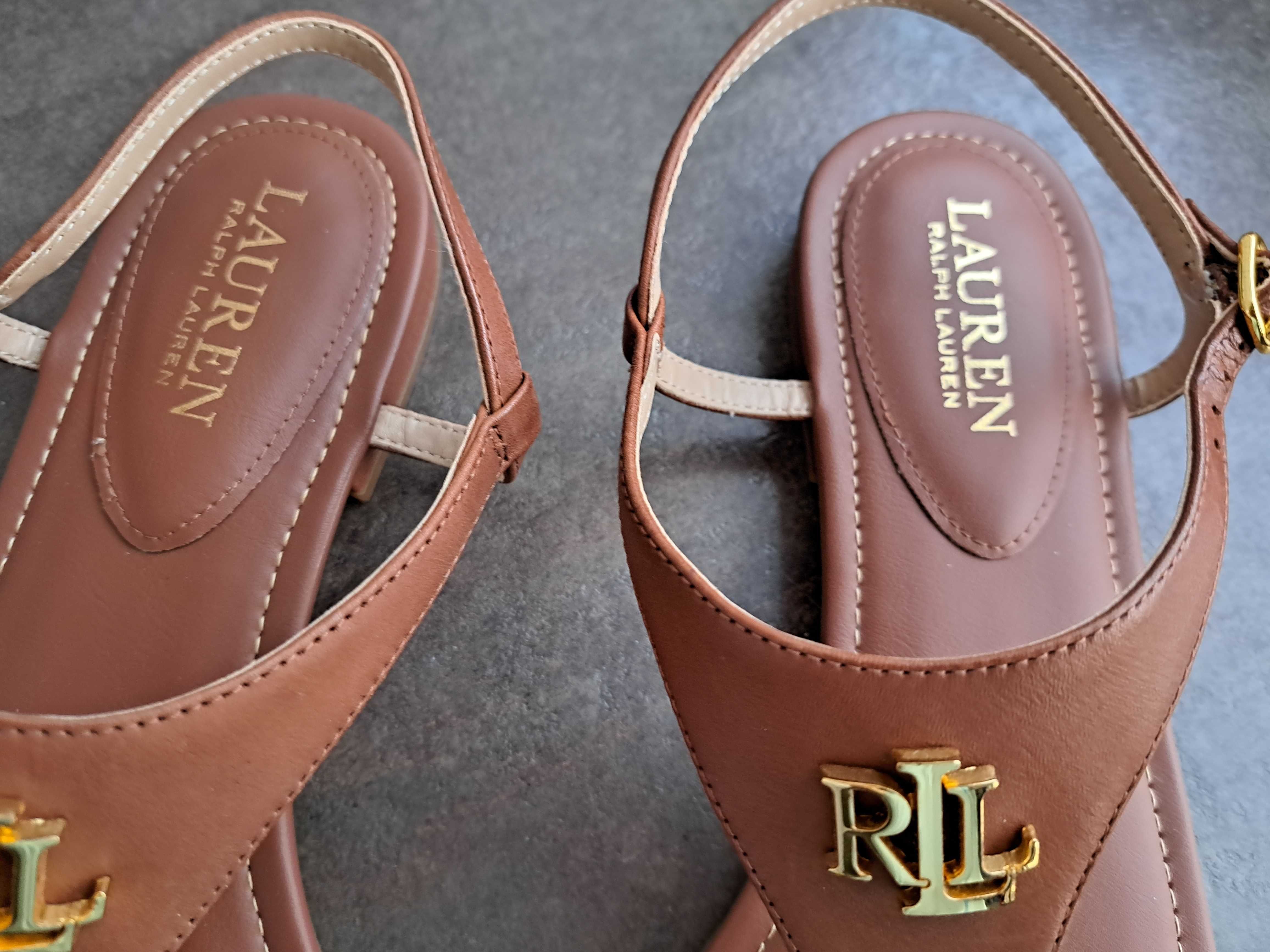 дамски сандали Ralph Lauren,летни отворени обувки Нови!номер 39