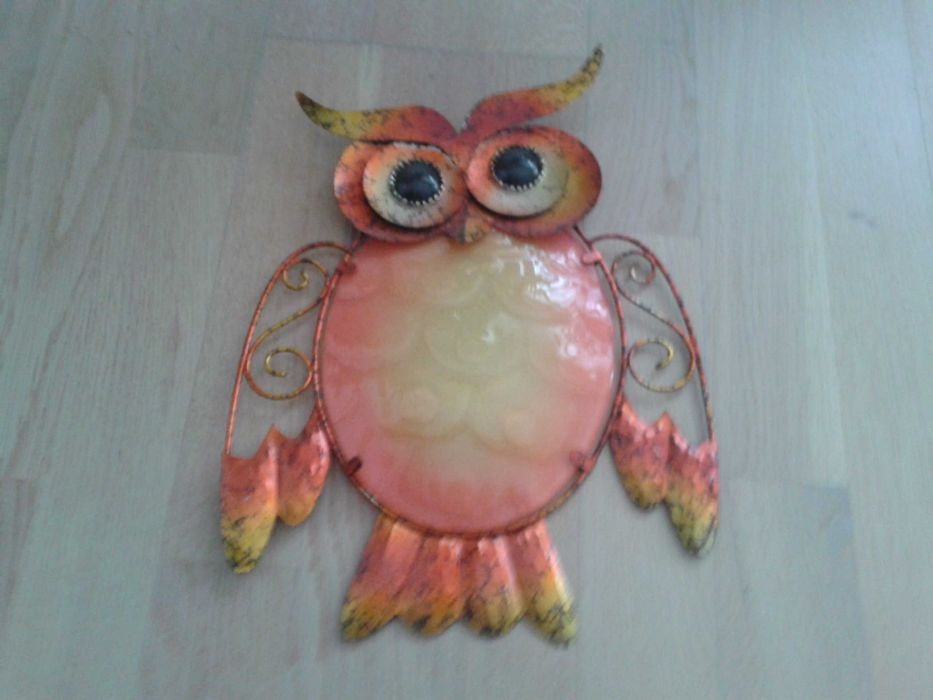 Decoratiuni metal & sticla prelucrate manual, stare impecabila