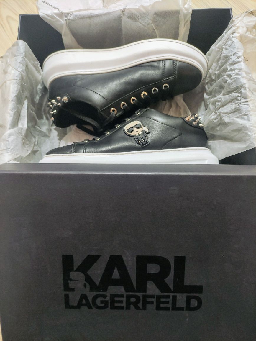 Karl Lagerfeld кожени сникърси