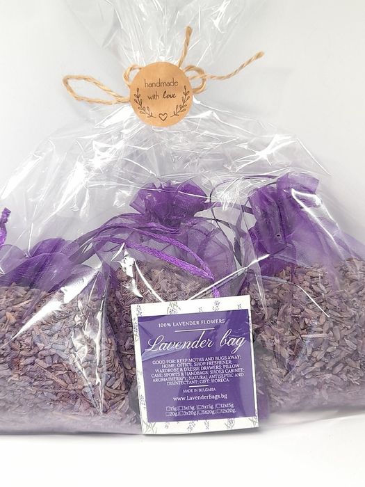 Лавандулови торбички на едро и дребно