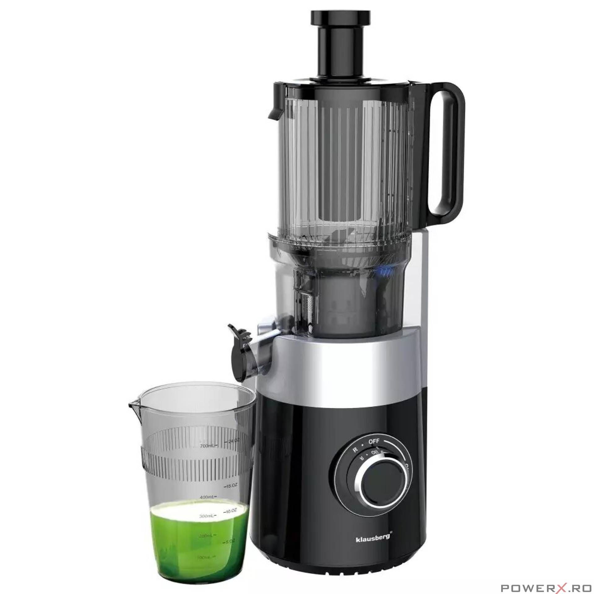 Storcator vertical pentru fructe si legume, putere 180 W, negru,