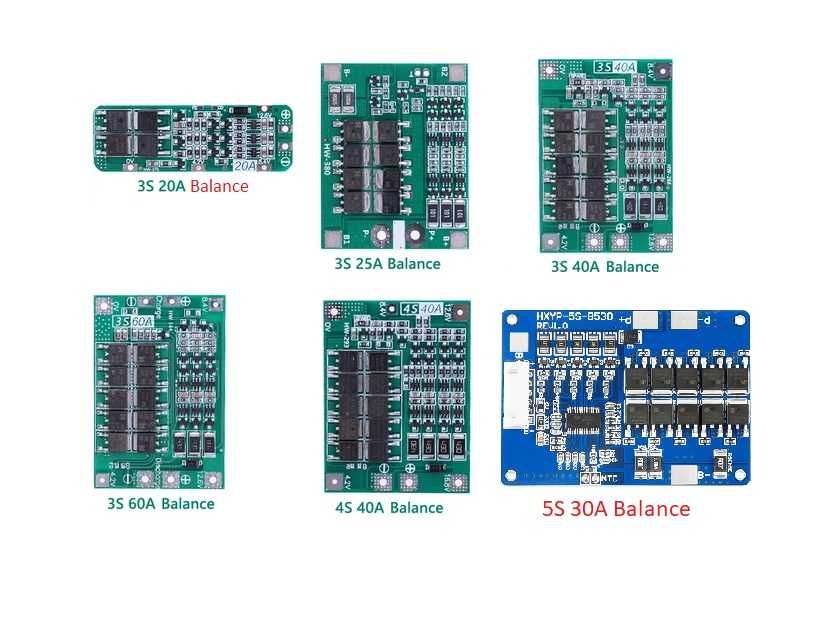 Modul BMS 3S 4S 5S acumulatori Li ion 18650