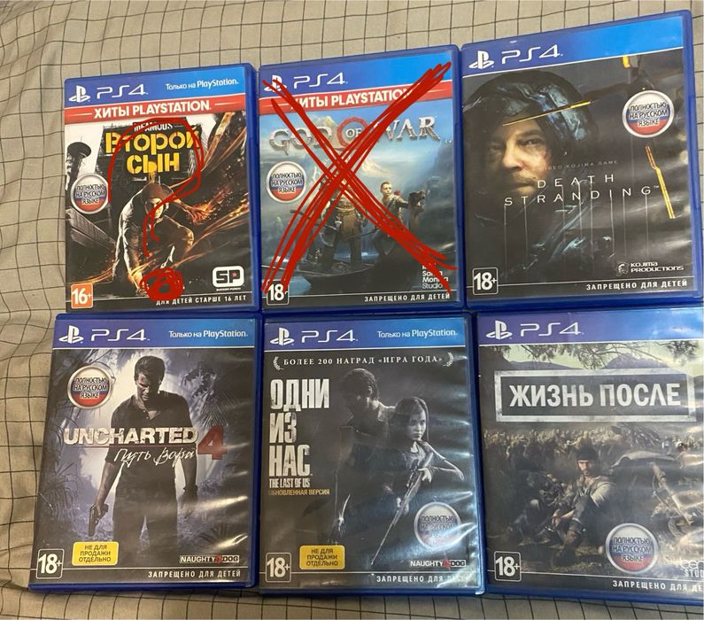 Игры для приставки ps4
