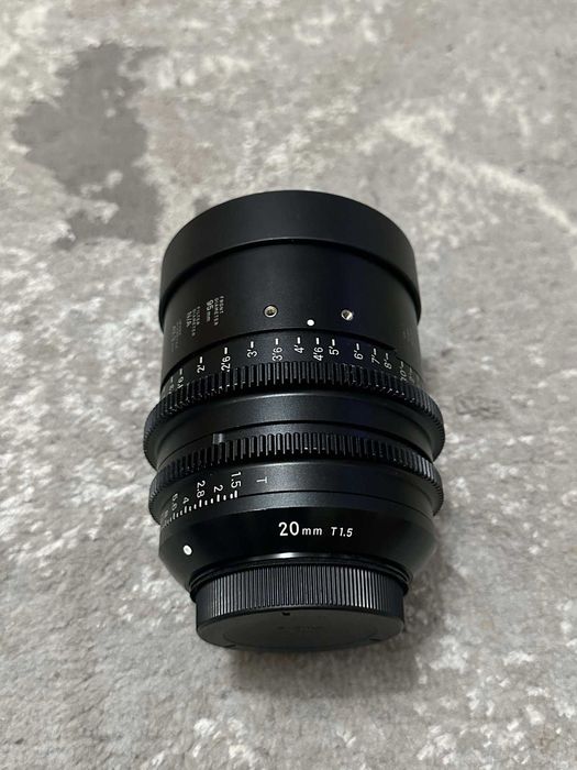 Obiectiv Sigma 20mm T1.5 pentru Canon Sigma Cinema