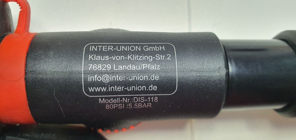 Pompa Inter-Union cu manometru 8 bari