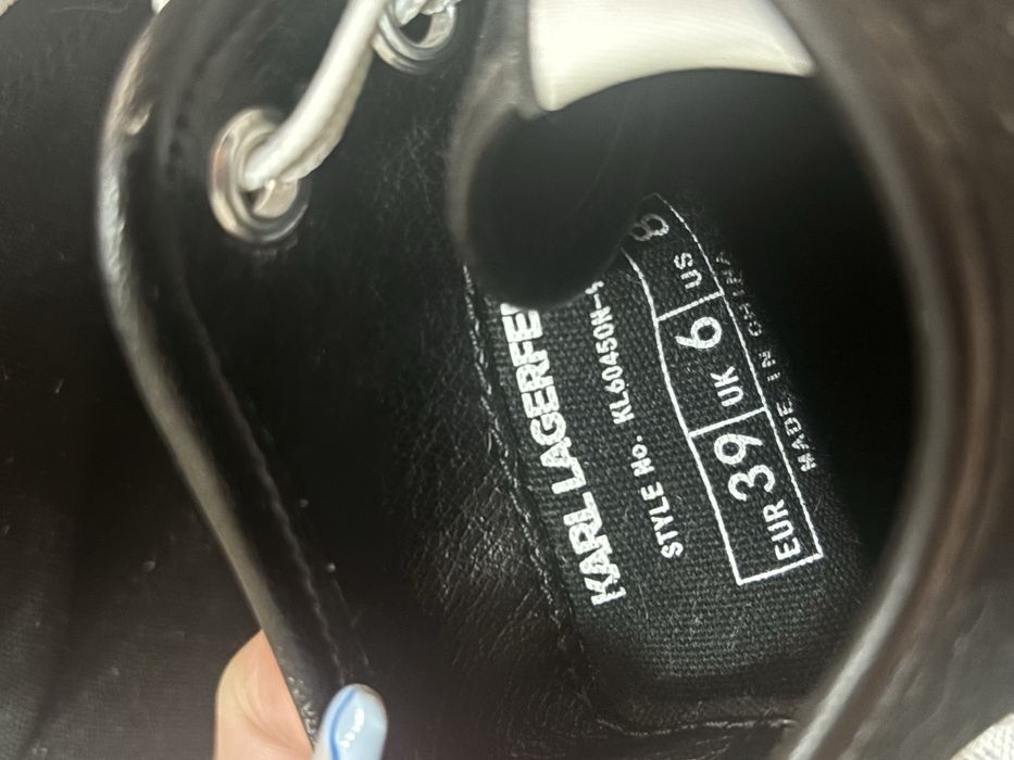 Tenesi Karl Lagerfeld negru,marimea 39