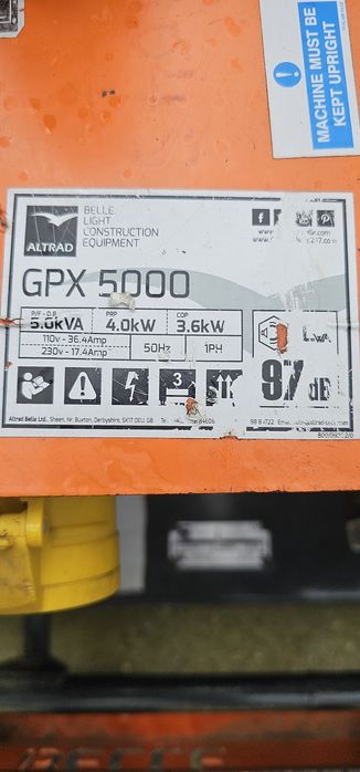 generator belle GPX5000
