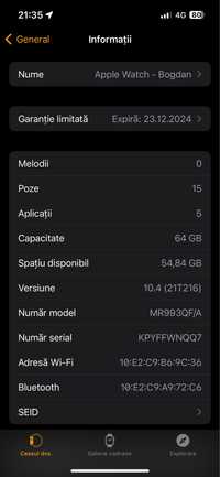 Apple Watch Seria 9 45 mm