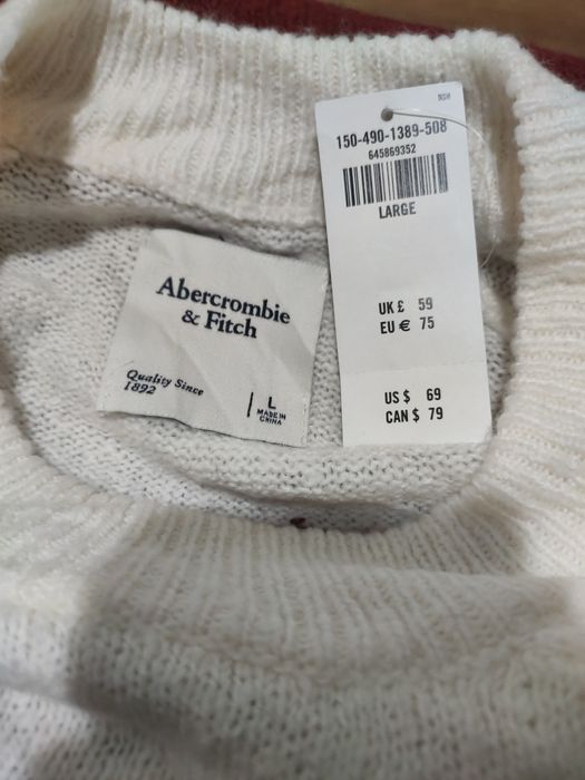 Pulover Abercrombie & Fitch mărimea L